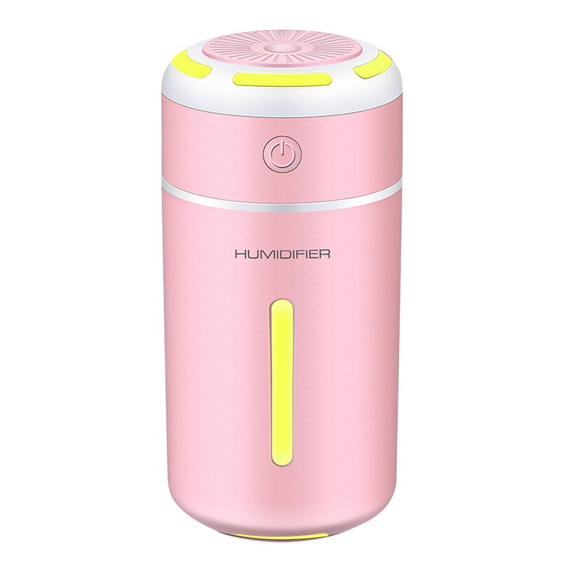 Meidi 170ml mini luftfukter diffusor aromalampe aromaterapi elektrisk aroma diffusor tåke luftfrisker: Rosa