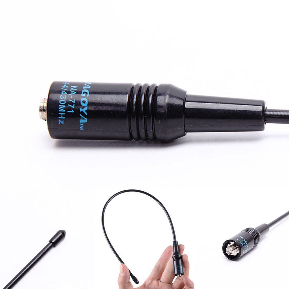 Para baofeng uv5r UV-82 144/430mhz antena dupla banda na771 sma 10w fêmea nagoya telefone antena