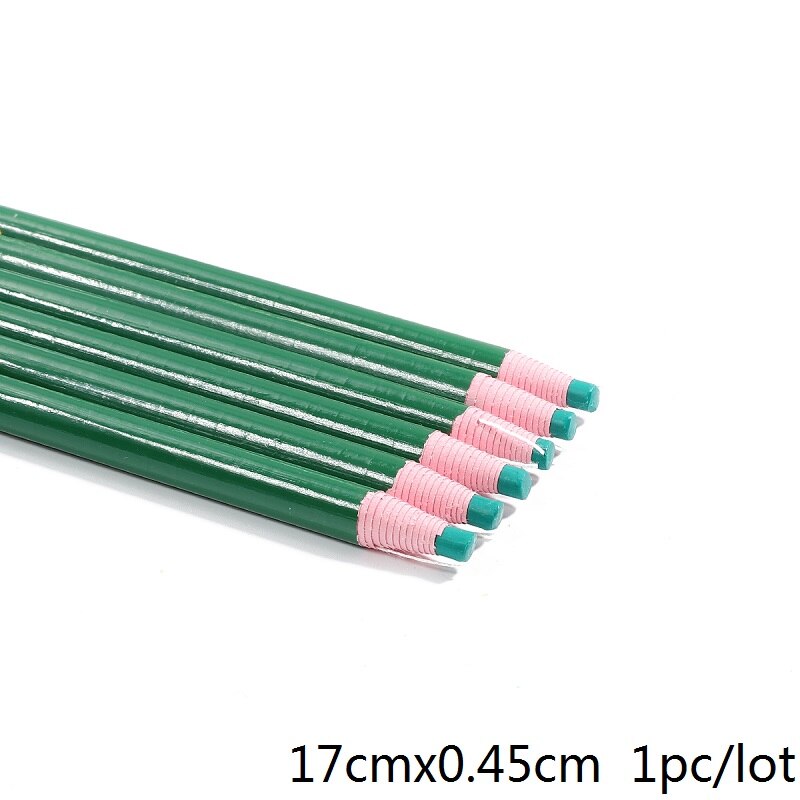 Lápices de tiza de sastre para costura sin cortes, 6 colores, rotulador de tela, tiza para costura, lápiz para ropa, accesorios de costura a medida: Caqui oscuro
