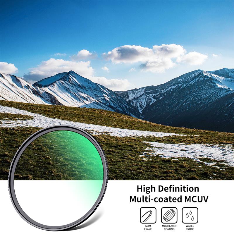 K &amp; F CONCEPT 49-82mm HD UV Camera Lens MCUV Filter con protezione multistrato 49mm 52mm 58mm 62mm 67mm 77mm 82mm