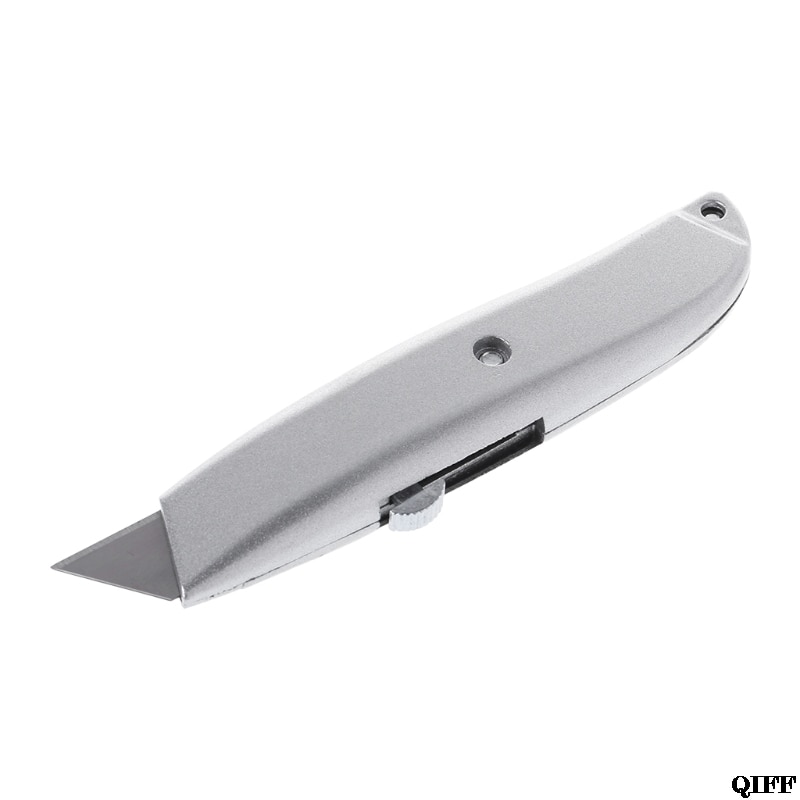 &amp Fixed Multi Utility Knife Cutter Aluminum Retractable Razor Blade Knife Tools APR29