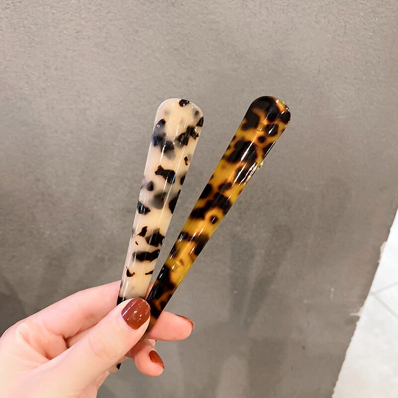 HUANZHI-pinzas en forma de garra para el cabello para mujer, pasadores coloridos Yin Yang para el cabello, accesorios para el cabello