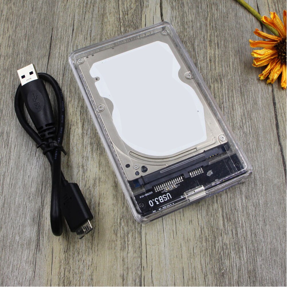 Case Esterno Per Hard Disk 2.5 E 3.5 Pollici - USB 3.0 SATA Per HDD/SSD - Nero