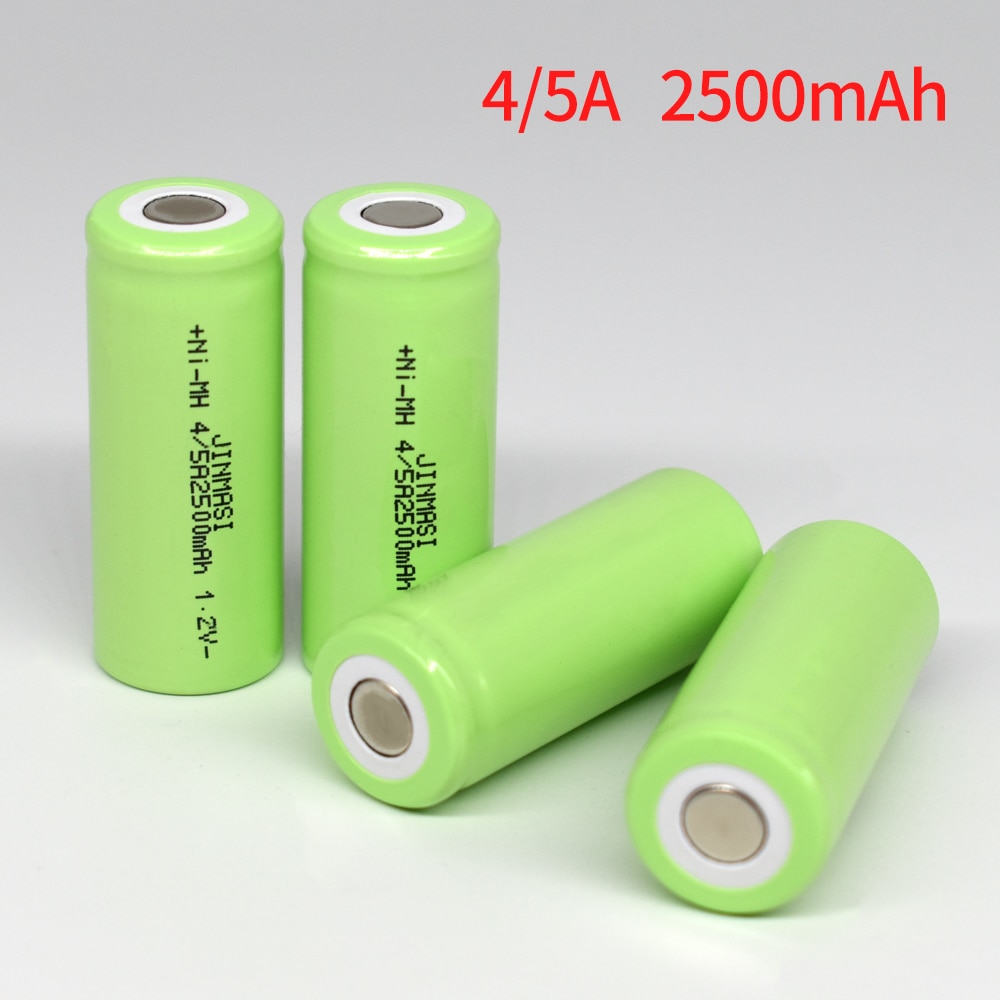4/5A 17430 Oplaadbare Batterij 2500 Mah 1.2V Ni-Mh 4/5a 17430 Batterij