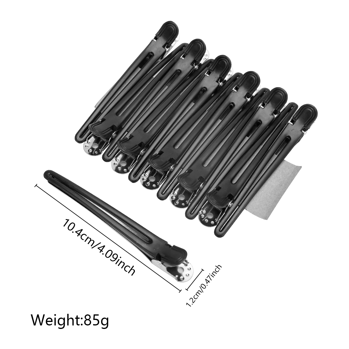 12pcs Hair Care Clips Plastic No trace Hairdressing Clip Clamps Barber Hair Cut Use Styling Tools Hairpin Hair Accessories