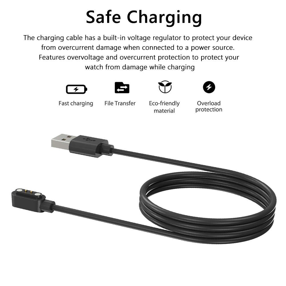 Cargador de Base para reloj inteligente xiaomi Mibro GS, pulsera de reloj de pulsera, Cable de carga magnética USB, accesorios de Base