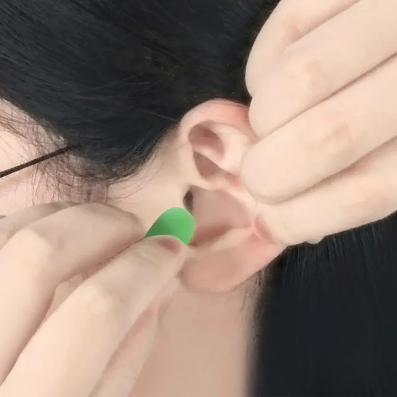 Tappi per le orecchie lavabili riutilizzabili per la protezione dell'udito del rumore di nuoto per dormire