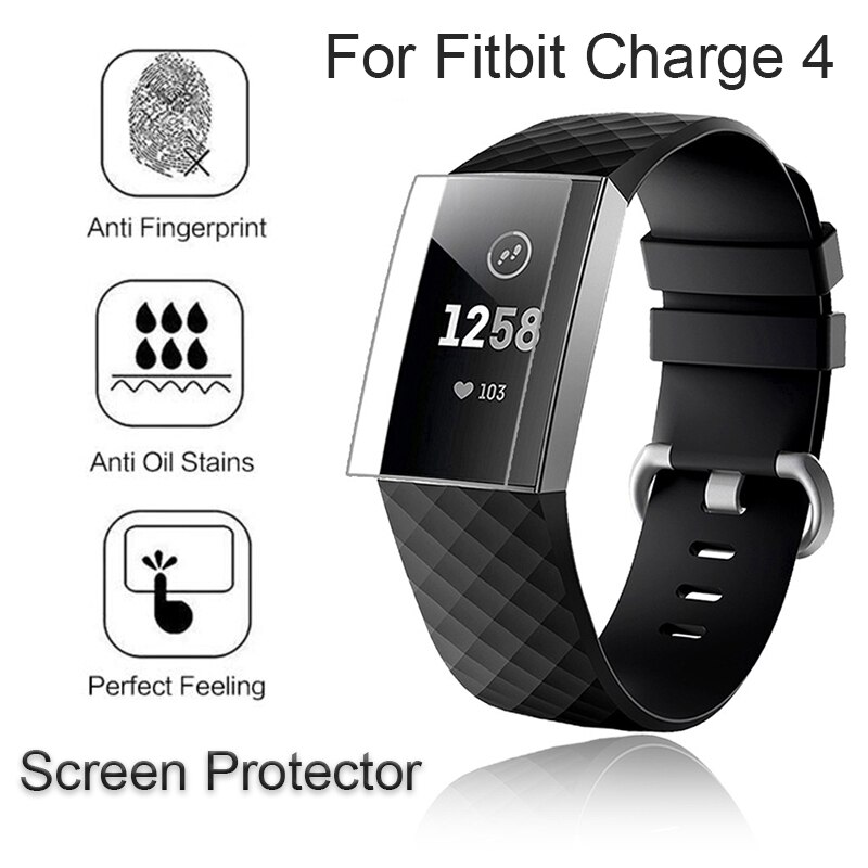 Tpu Beschermende Film Voor Fitbit Lading 4 Screen Protector Clear Film Voor Fitbit Lading 4 Smart Horloge Protector Cover Soft film