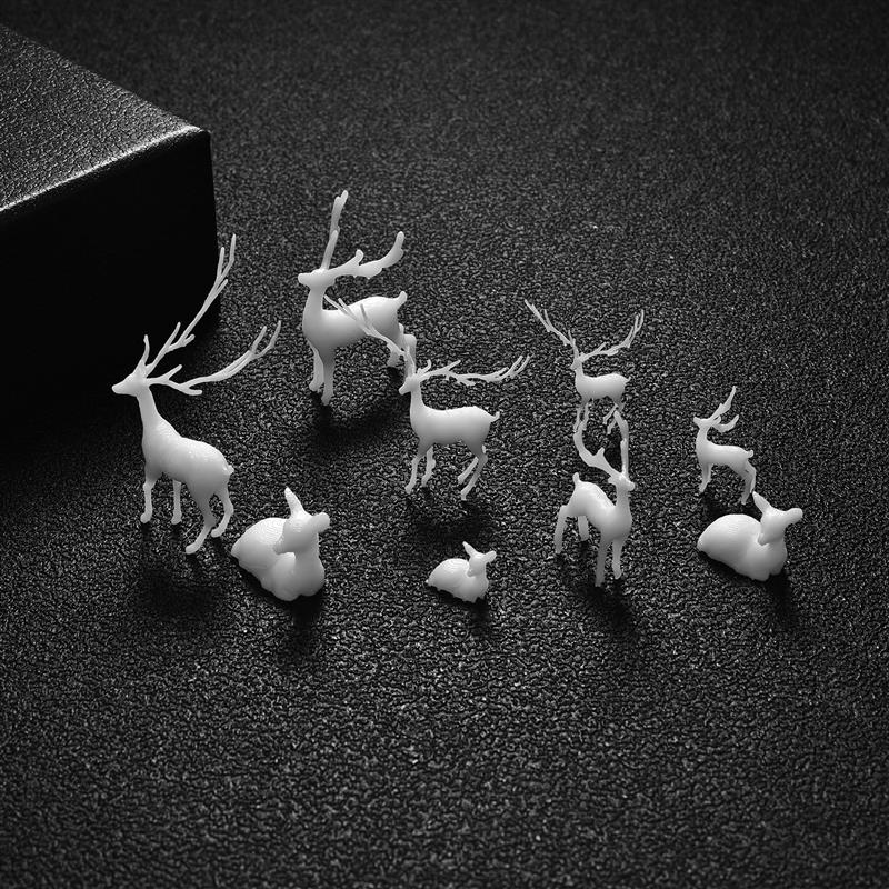 1 Pack 3D Mini Deer Jellyfish Epoxy Resin Filling Material Mushroom Ocean Ornaments Resin Crafts Making Handmade Decoration