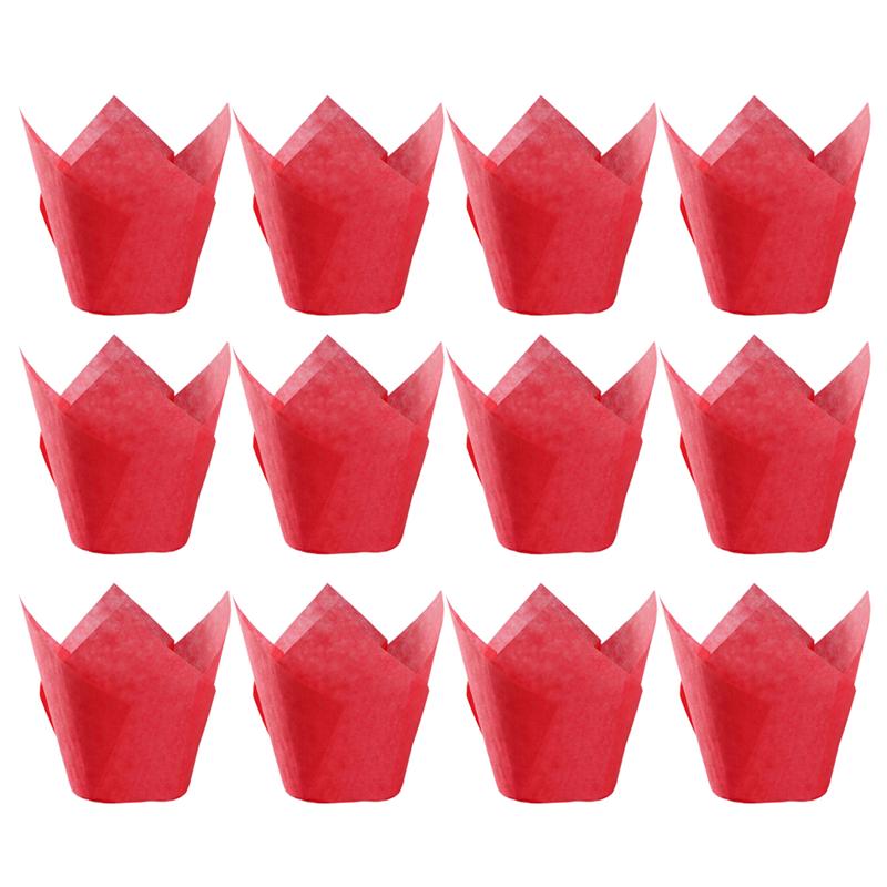 150Pcs Olie-Proof Cake Inpakpapier Effen Cake Papier Houder Party Paper Cup (50 Stuks Wit, 50 Stuks Natuurlijke Kleur, 50 Stuks Koffie): 1