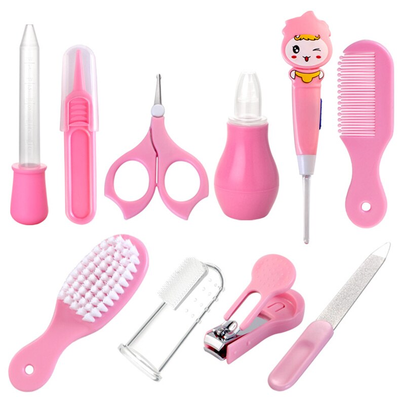 10 Stks/set Baby Nail Trimmer Gezondheidszorg Kit Draagbare Pasgeboren Nagelknipper Veiligheid Care Set Gezondheidszorg Accessoires