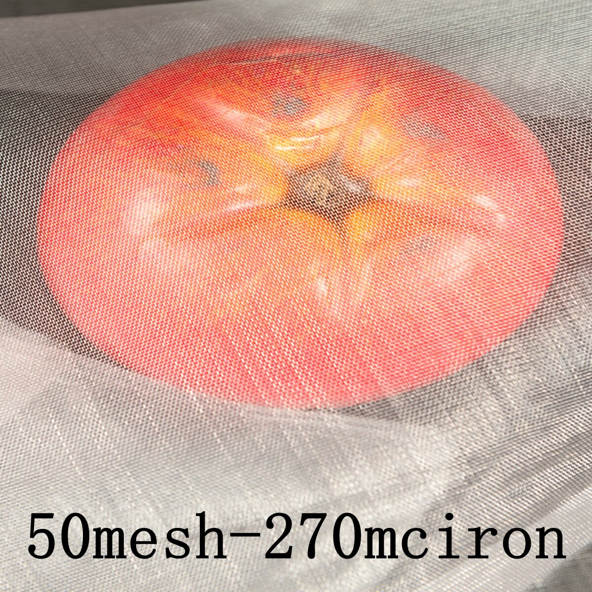 Colador de malla de seda blanca, tela de red de alta precisión, filtro de agua de nailon para cocina, para nueces, leche, miel y café: 50Mesh-270micron