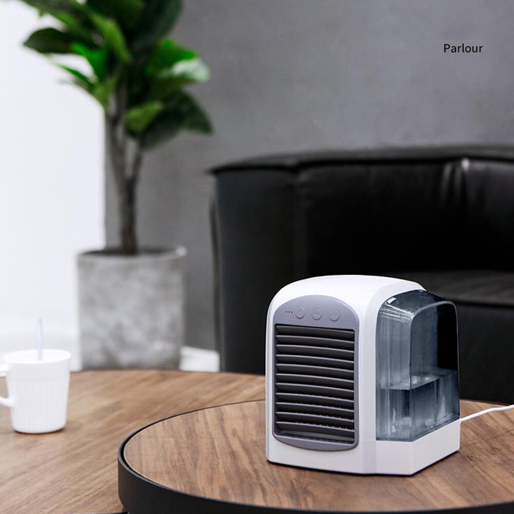 Portable Mini Vehicle Heat insulation box Air Conditioner USB Mute Office Home Cooling Fan Cooler Humidifier