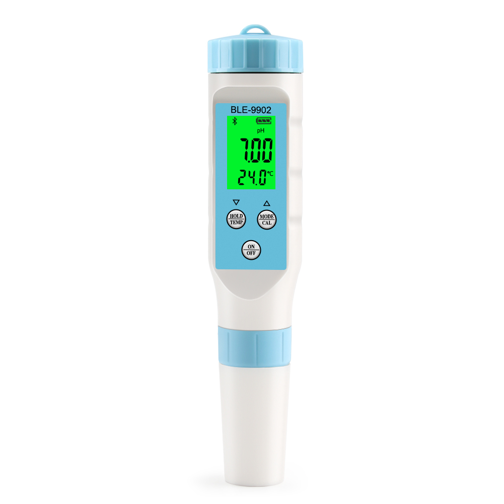 PH EC TDS Salinity TEMP Meter Digital Water Tester Smart Online Blue Tooth Monitor APP Control for Aquariums Hydroponics: PH EC Temp