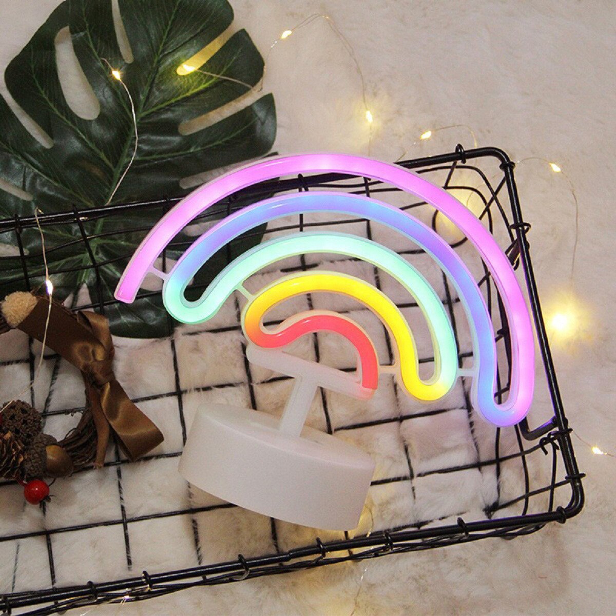 USB Led Neon Light Home Party Wedding Decor Children Lighting Flamingo Rainbow Decoration Unicorn Night Lights Lamp