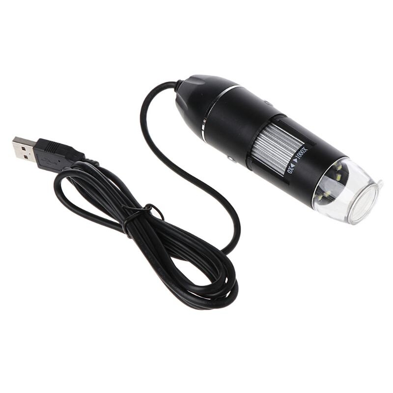 1000X Digital Mikroskop USB Endoskop 8LED Kamera Microscopio Lupe w stehen C5AC