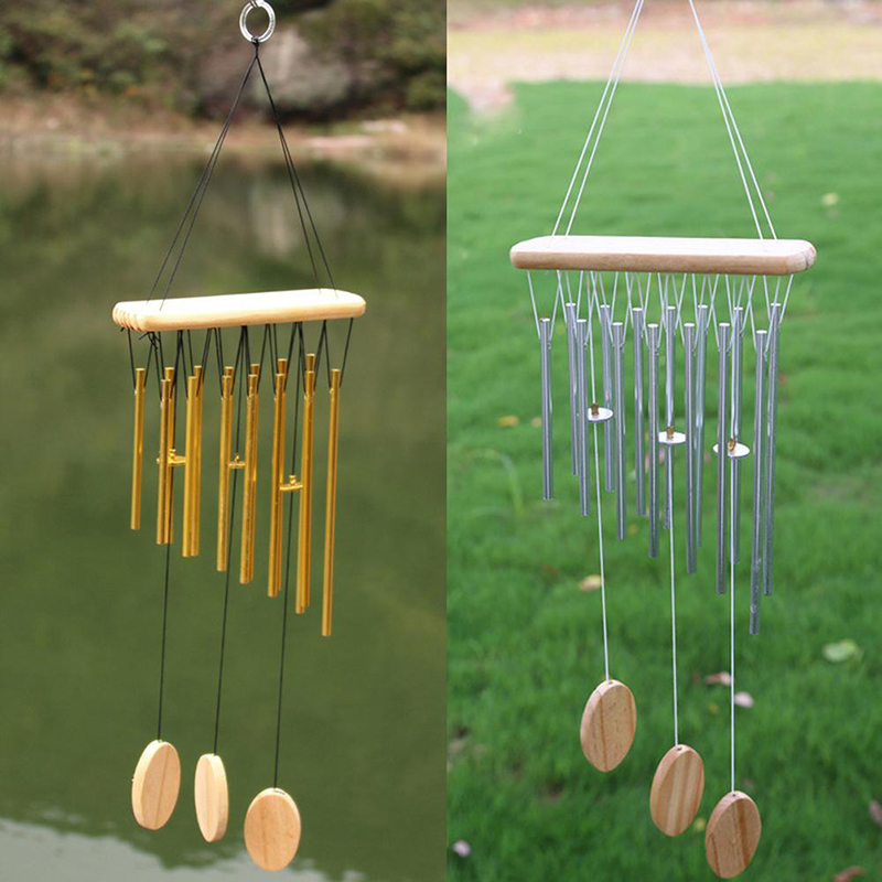 Metal Wind Music Yard Bell Wind Chimes Hanging Living Bed Home Decor Car Outdoor Yard Garden Deco Wind Chimes