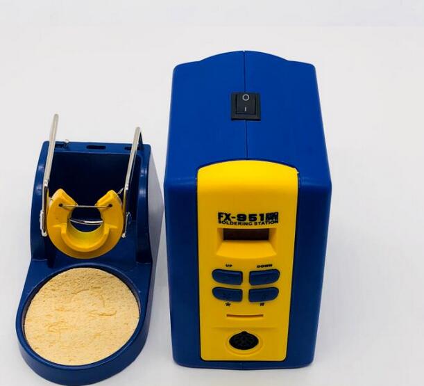fx-951 Digital Thermostatic Soldering Station/Solder Electric Soldering Iron 110V/220V+Welding wire+tweezer+iron tip