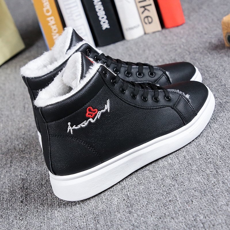 Damesschoenen winter dameslaarzen warme bont pluche dames casual schoenen veterschoenen sneakers dames platform sneeuwlaarzen