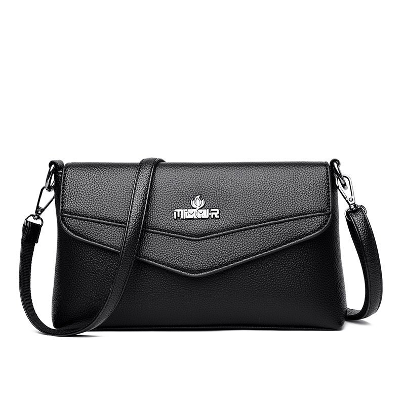 Sac Een Grote Capaciteit Crossbody Tassen Schoudertas Luxe Handtassen Vrouwen Tassen Voor Vrouwen Pu Lederen Handtas: Black