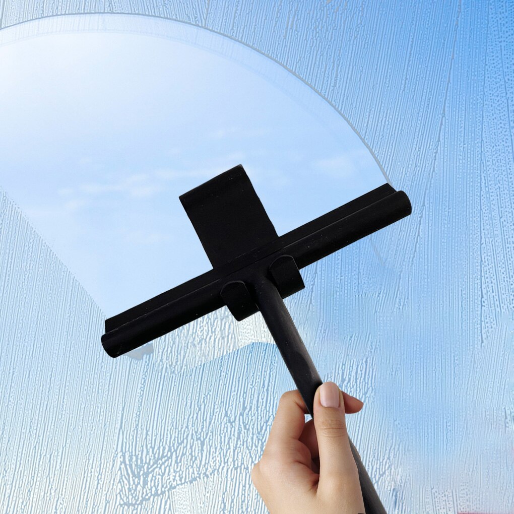 Bathroom Portable Window Wiper Office Living Room Glass Tile Wall Scraper High Efficient Mirror Cleaning Tool Home Supplies Gray