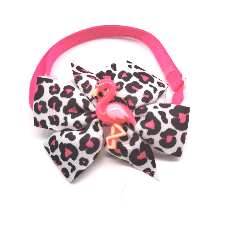 30/50 stuks luipaard strikjes voor honden, glimmende strass parels, accessoires voor kleine en middelgrote honden, strikjes, verzorgingsproducten voor honden