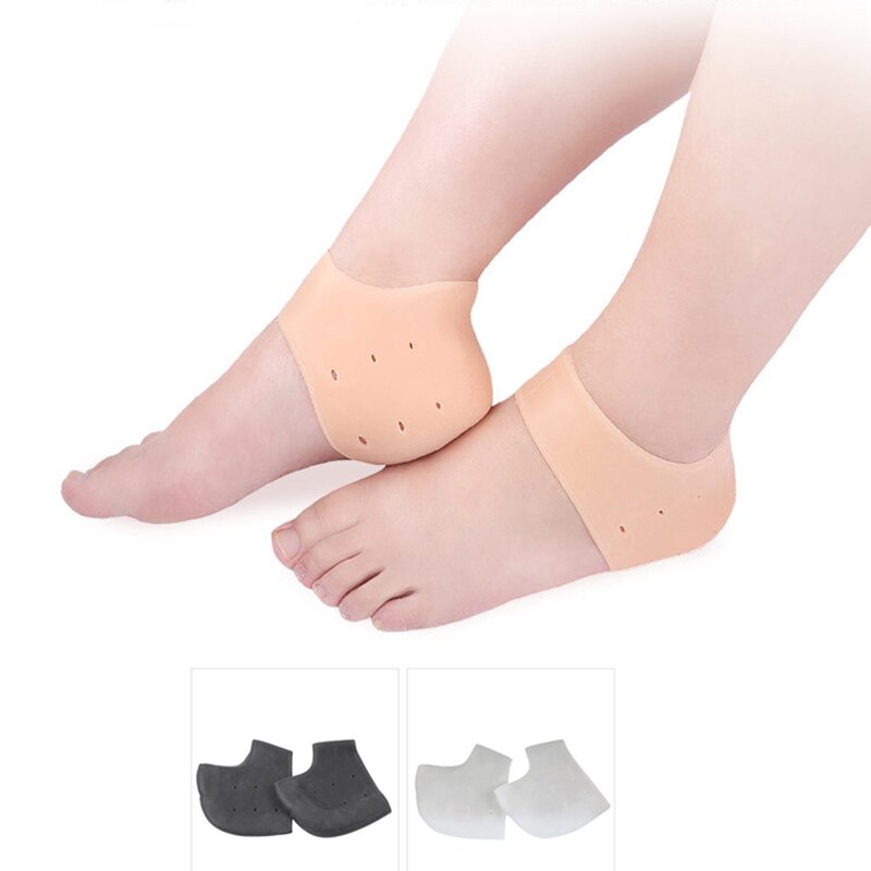 2 Pieces Heel Protector Protective Sleeve Heel Spur Pads for Relief Plantar Fasciitis Heel Pain Reduce Pressure on Heel