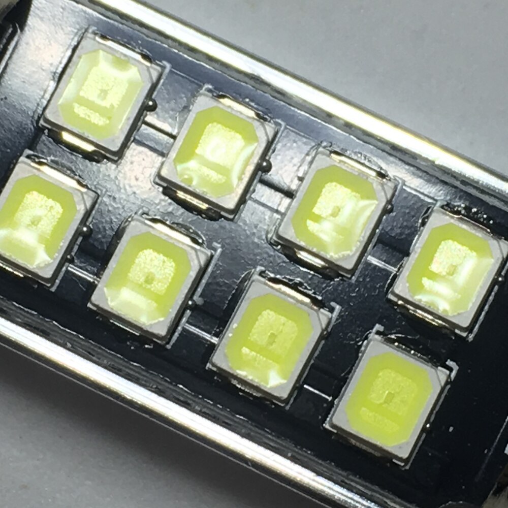 Festoon-bombillas LED CANbus C5W, iluminación interior, color blanco, azul hielo, de lectura, 8 smd, 31mm, 36mm, 39mm, 41mm, 5630, 5730, 2 piezas