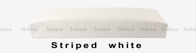 LIDAN Manicure Hand Pillow Rectangle Leather Pad Hand Holder Nail Art Tool: White
