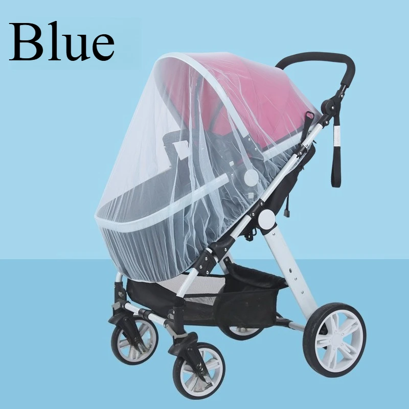 Mosquito Net for Baby Stroller Summer Pram Insect Shield Net Infants Pushchair Cart Safe Protection Mesh Pram Baby Mosquito Net: black