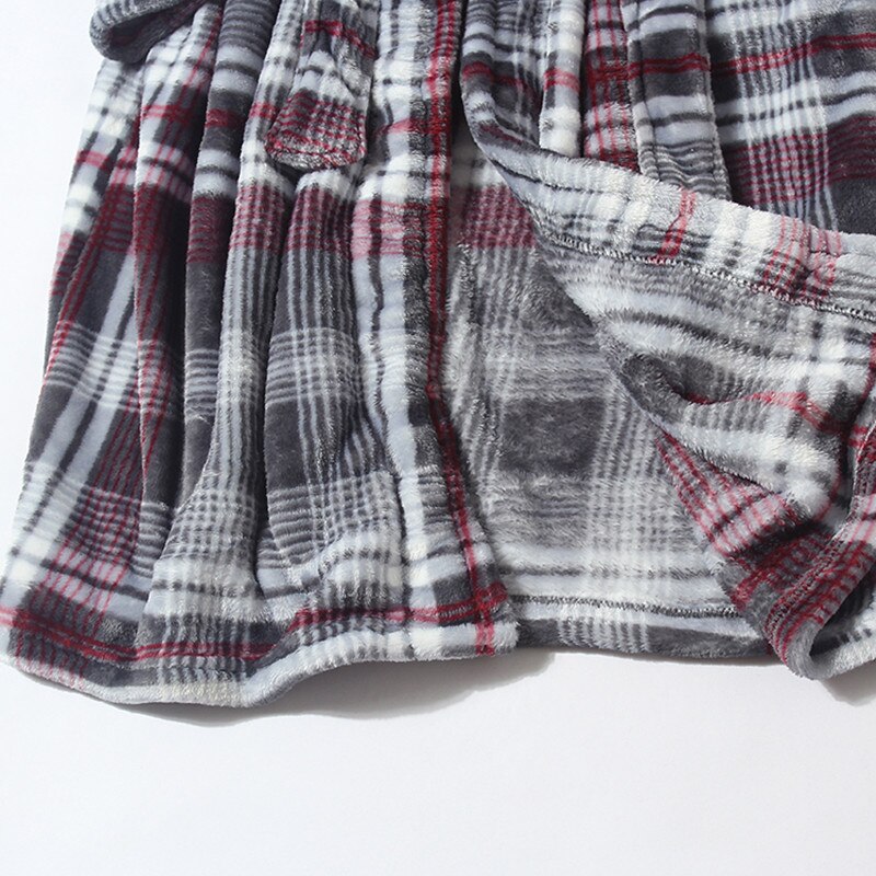 Bathrobes for men Flannel robes for winter Dressing gown