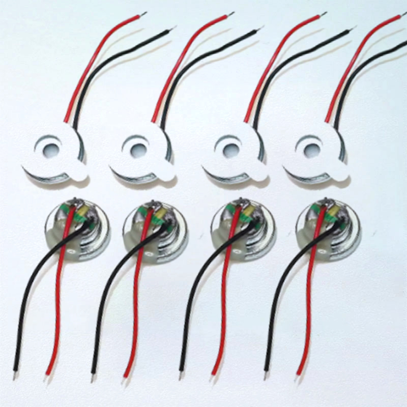 2/4/8 stuks 32r ronde 8mm hoofdtelefoon kleine luidspreker subwoofer tws oortelefoon luidspreker doe-het-zelf driver unit met kabel reparatieonderdeel: Houten