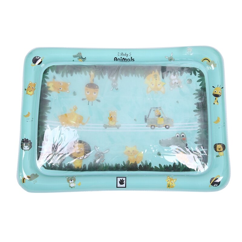 Baby's en kinderen waterspeelmat, opblaasbaar pvc-speelmat voor op de buik, peuterspeelmat voor baby's, activiteitenspeelcentrummat