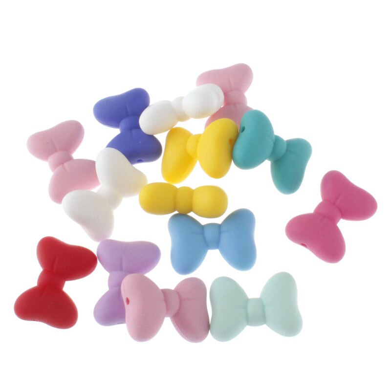 Anneau de dentition en Silicone à nœuds | Perles pour bébé, bricolage, perle d'infirmière, bijoux Chewable Silicone bébé, perles de dentition