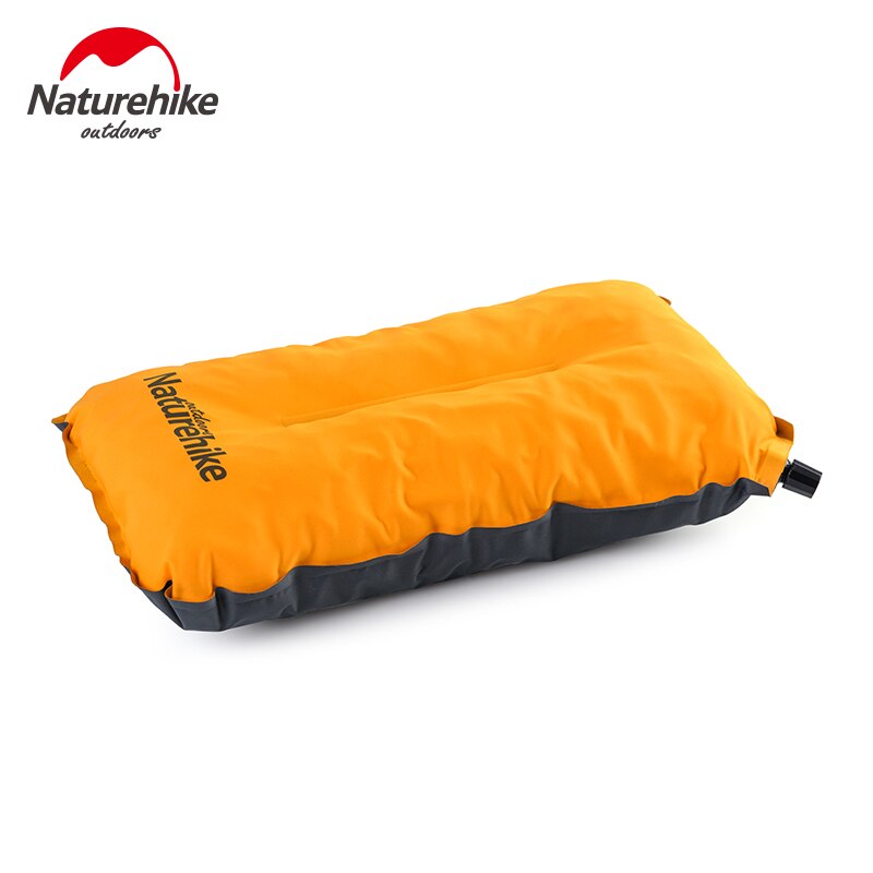 Naturehike Camping Kussen Lucht Kussen Ultralight Draagbare Opblaasbaar Kussen Hoofdsteun Kussen Vliegtuig Nekkussen Reizen Kussens: Orange