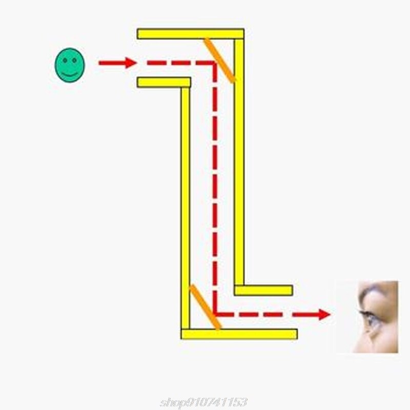 Riflessione ottica scuola insegnamento fisica esperimento strumento staccabile periscopio laboratorio sperimentale D22 20 Dropship