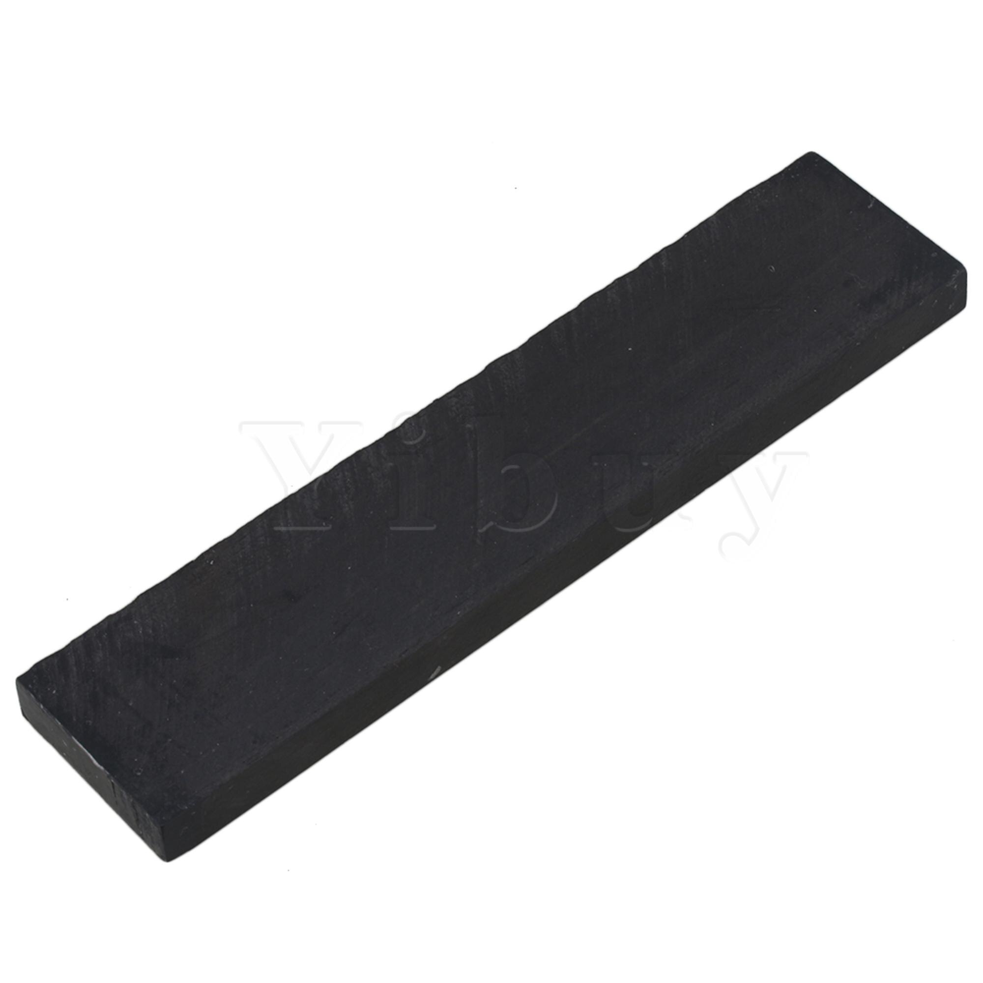 Yibuy 20 x 4.5 x 1.1cm sort diy ibenholt tømmerhåndtag blank blok til musikinstrumenter