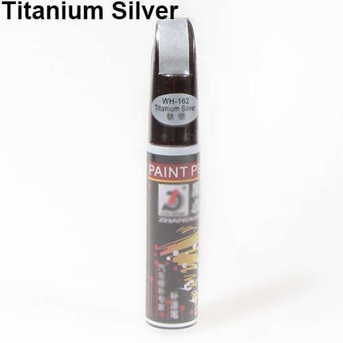 Universal Car Color Paint Repair Scratch Remover Colorful Paint Pen Touch Up Remover Applicator Tools Automobiles Paint Care: Titanium Silver