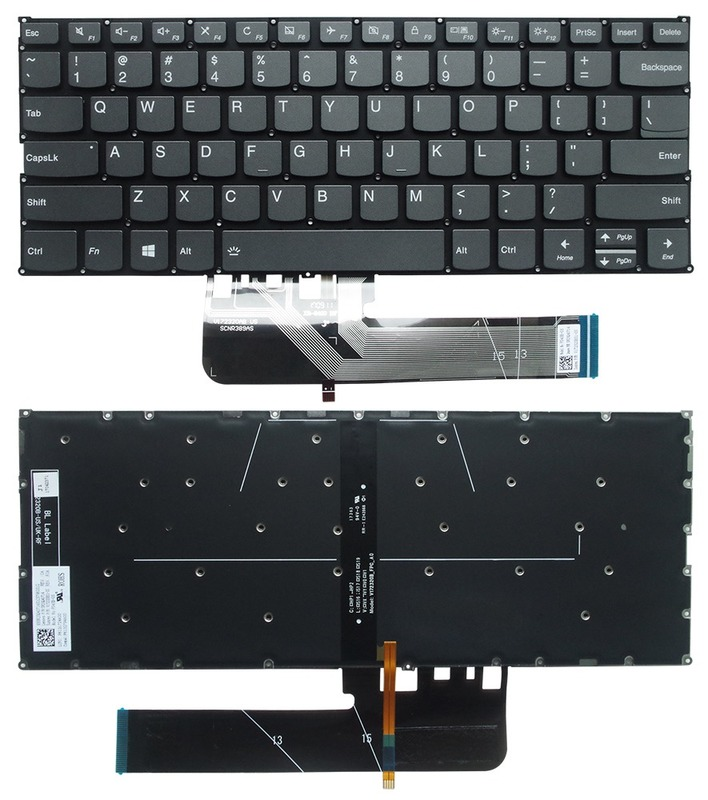 US Keyboard Backlit for Lenovo Flex 6-14IKB 6-14ARR Yoga 530-14IKB 530-14ARR Yoga 730-13IKB 730-15IWL 730-13IWL 730-15IKB