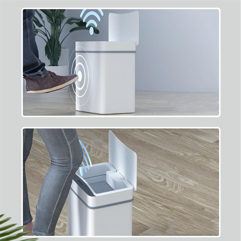 15L Sensor Smart Trash Can Automatic Motion Detect... – Grandado