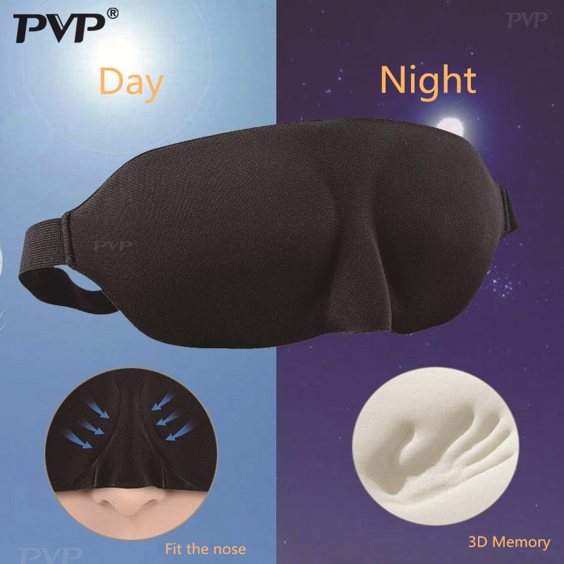 Máscara para dormir 3d, máscara natural para cobrir os olhos, máscara de olhos suave para homens e mulheres, máscara de venda portátil para viagem, 1 peça