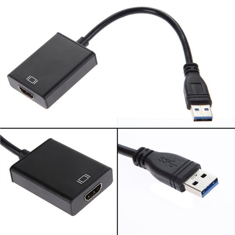 USB 3.0 to HDMI Video Adapter Portable Durable 1080P Full HD Converter Cable for Computer Monitor TV Laptop monitor projector