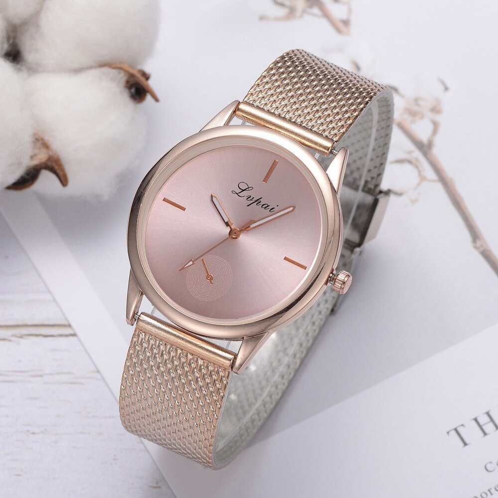 Vrouwen Horloge Ultra-dunne klassieke Quartz horloge Gouden horloge Casual Quartz Siliconen band Horloge Analoog Horloge Armband horloge YE1