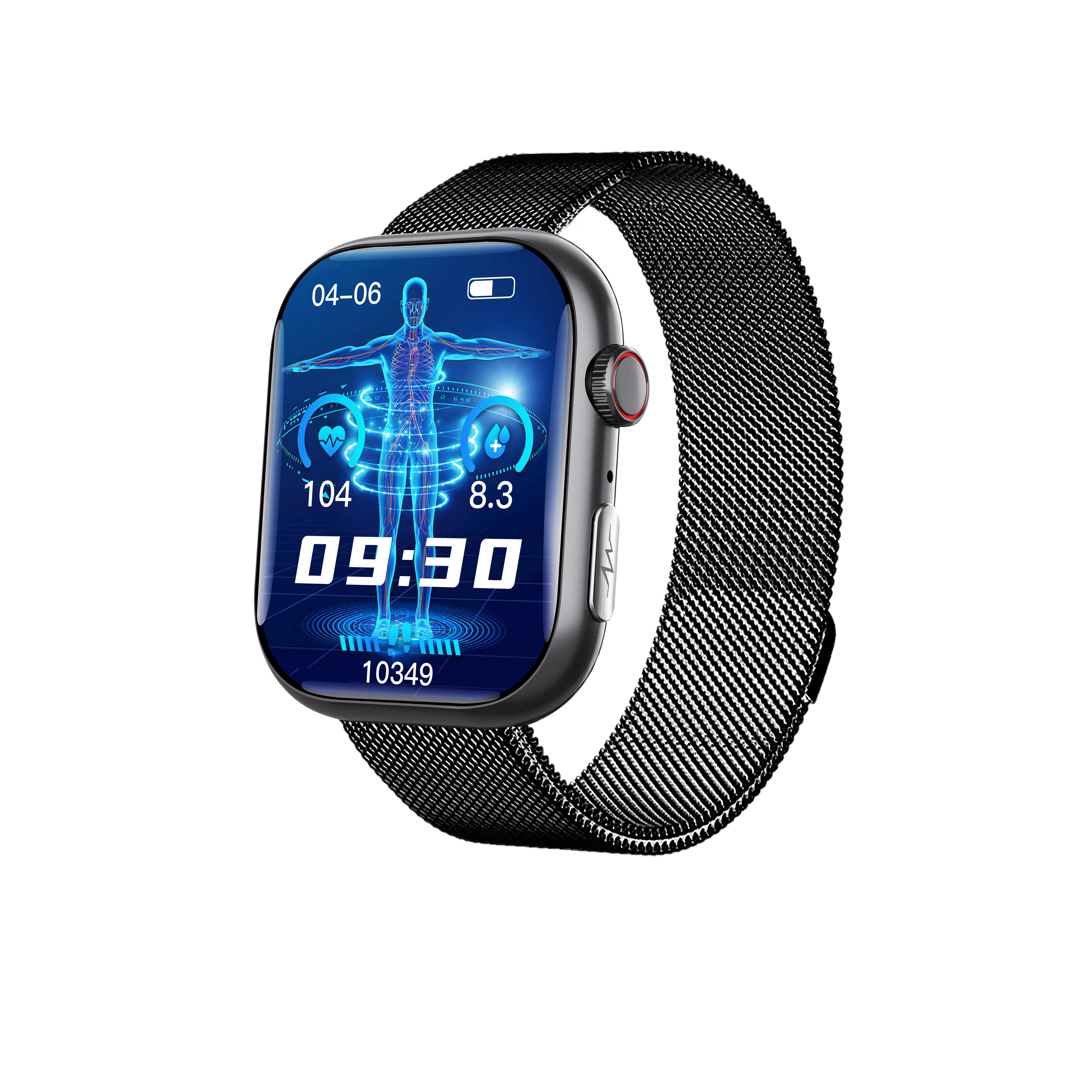 F100 Smartwatch 2024 Watches For Men Women With Bluetooth 5.3 Ecg Measurement Waterproof Oca Lcd Outdoor Smartwatch For Xiaomi: Pink