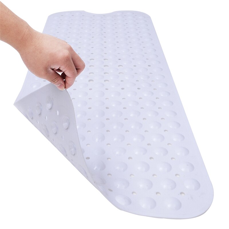 Rechthoekige 40 x 100cm pvc antislip badmat zachte badkamer massagemat zuignap antislip badmat antislip badmatten