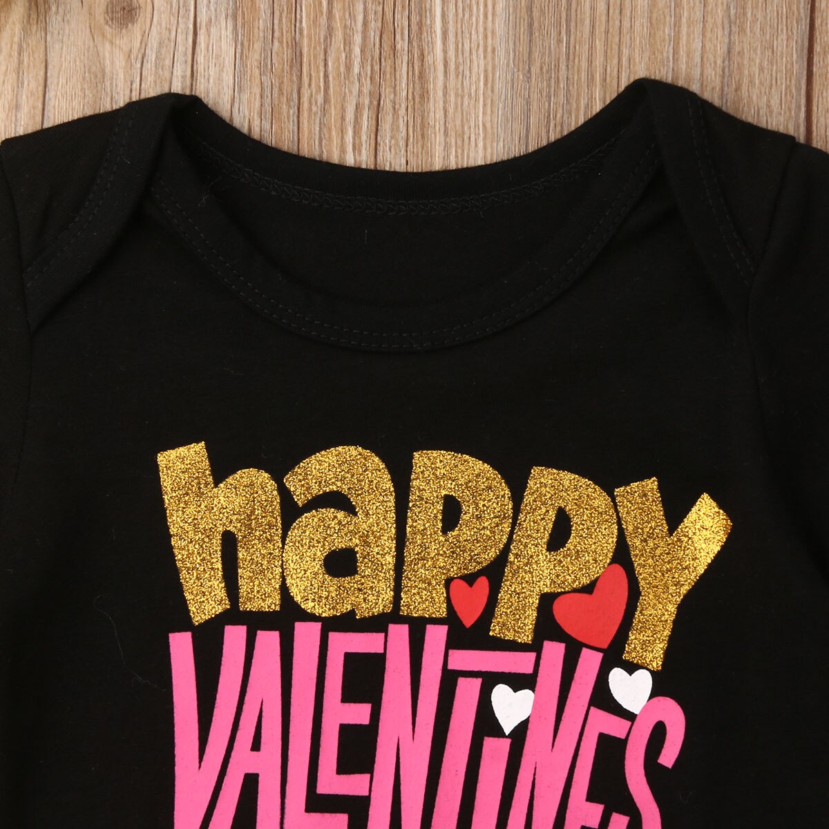 Happy Valentine's Day Newborn Kid Baby Boy Girl Bodysuit Jumpsuit Cotton Kids Outfit Summer One-Pieces 0-24M