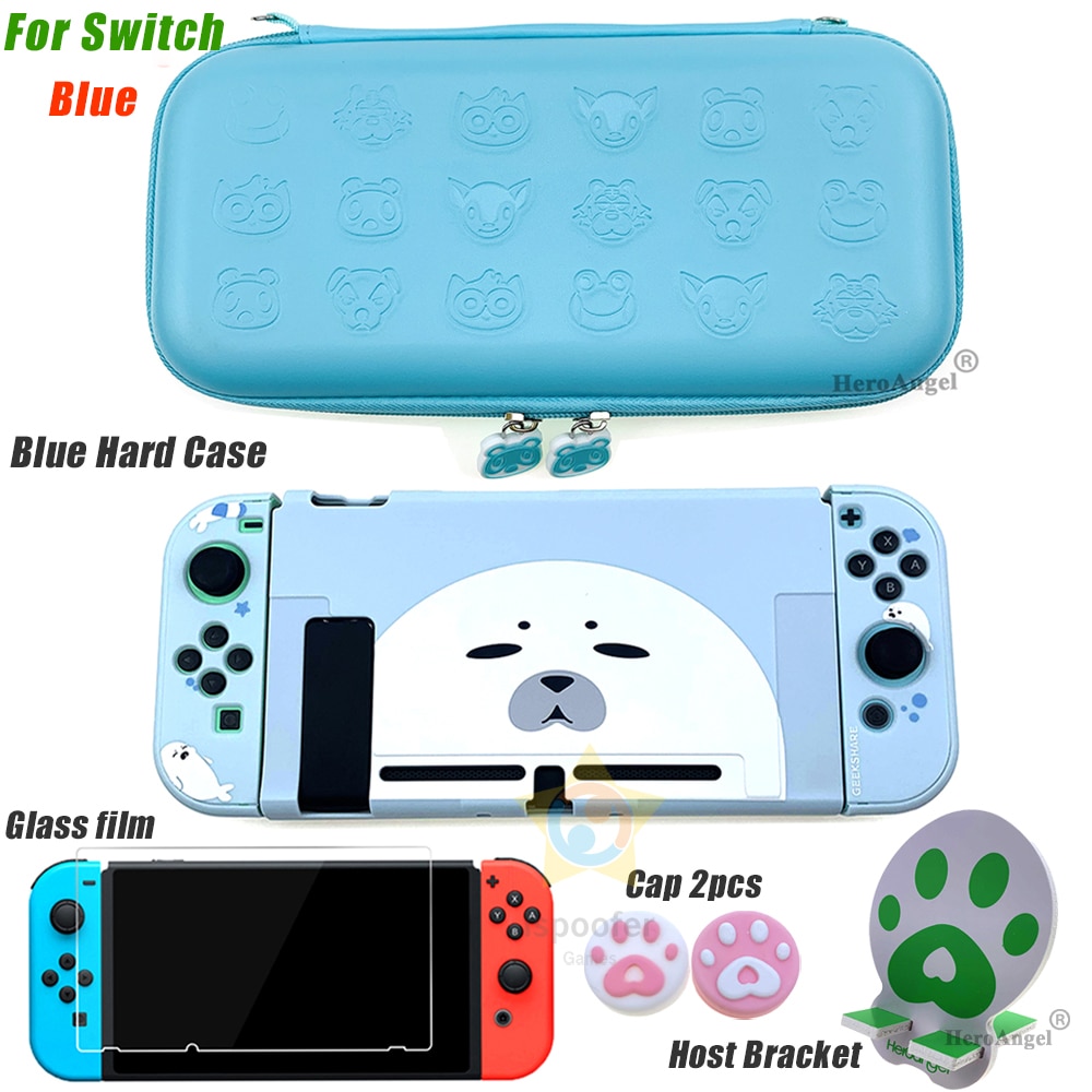 Cute Cat Claw Portable Travel Carrying Case for NS Nitendo Switch / Switch Lite Mini Console Protective case Storage Bag Accesso