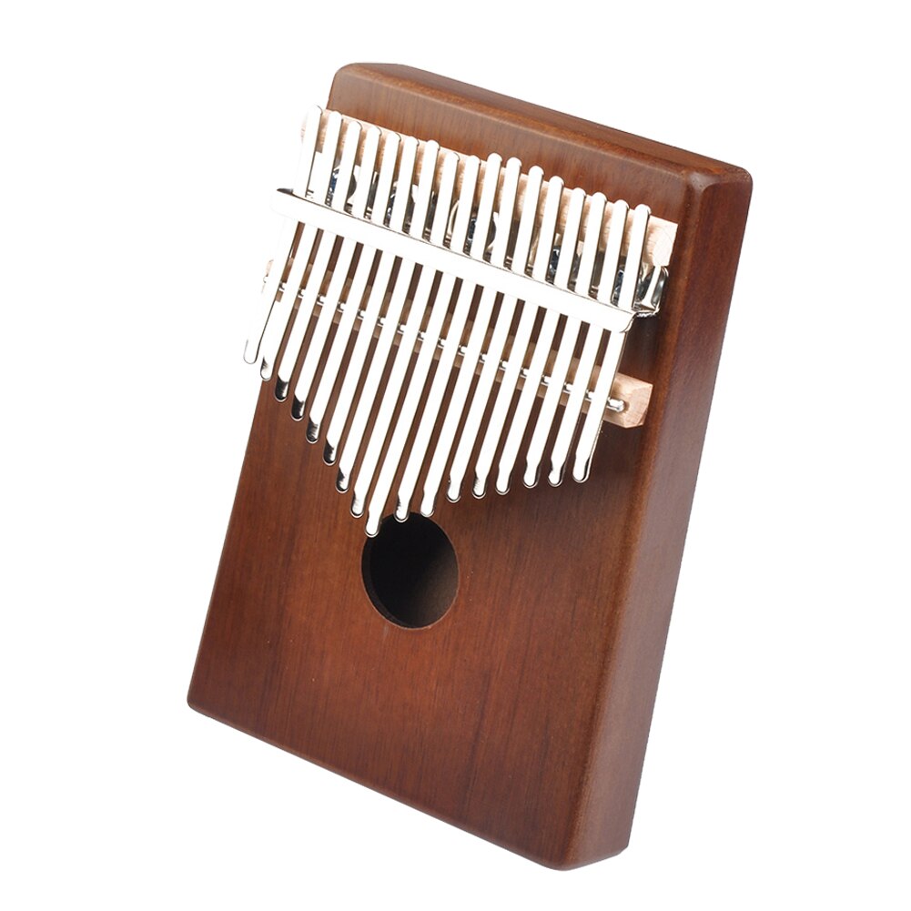 Hout Duim Vinger Piano 17 Toetsen Kalimba Mbira Body Muziekinstrument Plezierige Instrument Levert Voor Kind: Yellow