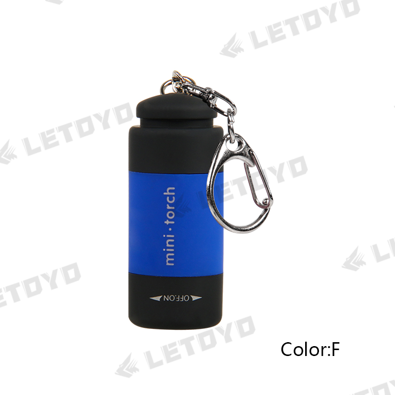 LETOYO UV USB linternas Led Mini luz portátil recargable linterna impermeable para plantilla de calamar plantilla de metal herramientas de pesca de mar: Azul