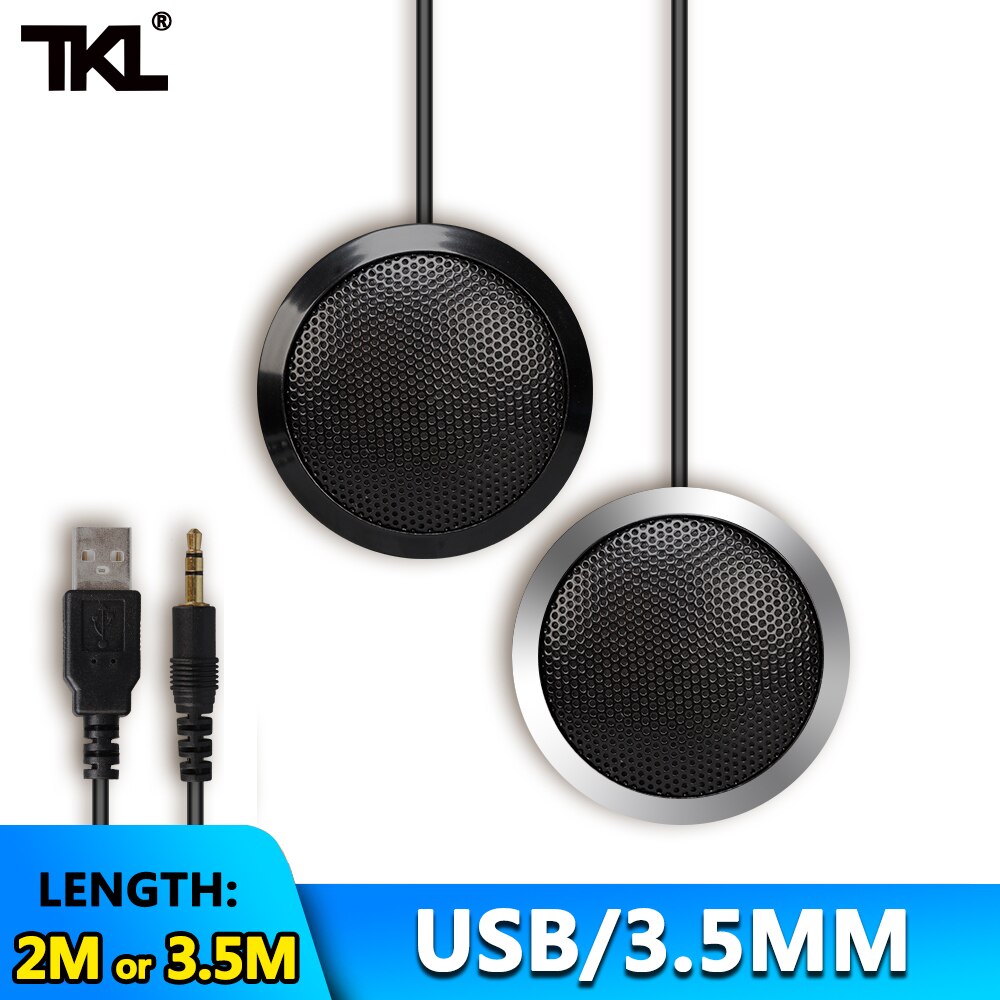 TKL USB Condenser Microphone Omni-directional tabletop Mic for Meeting Computer Laptop Voice direct pickup microphone